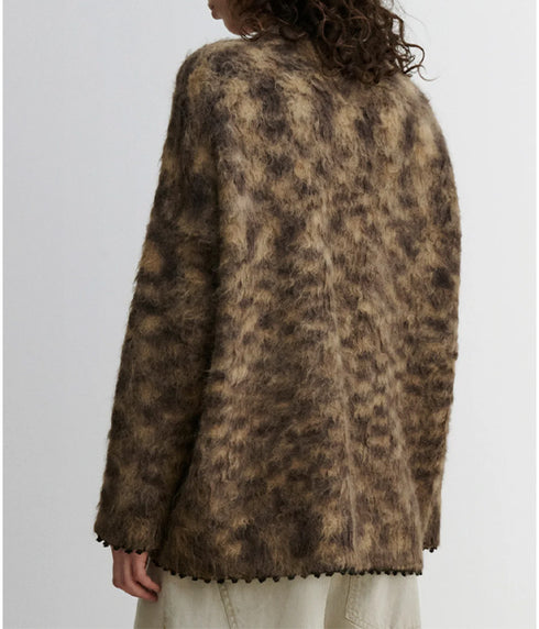 Fuchs Cardigan - Chocolate Space Dye